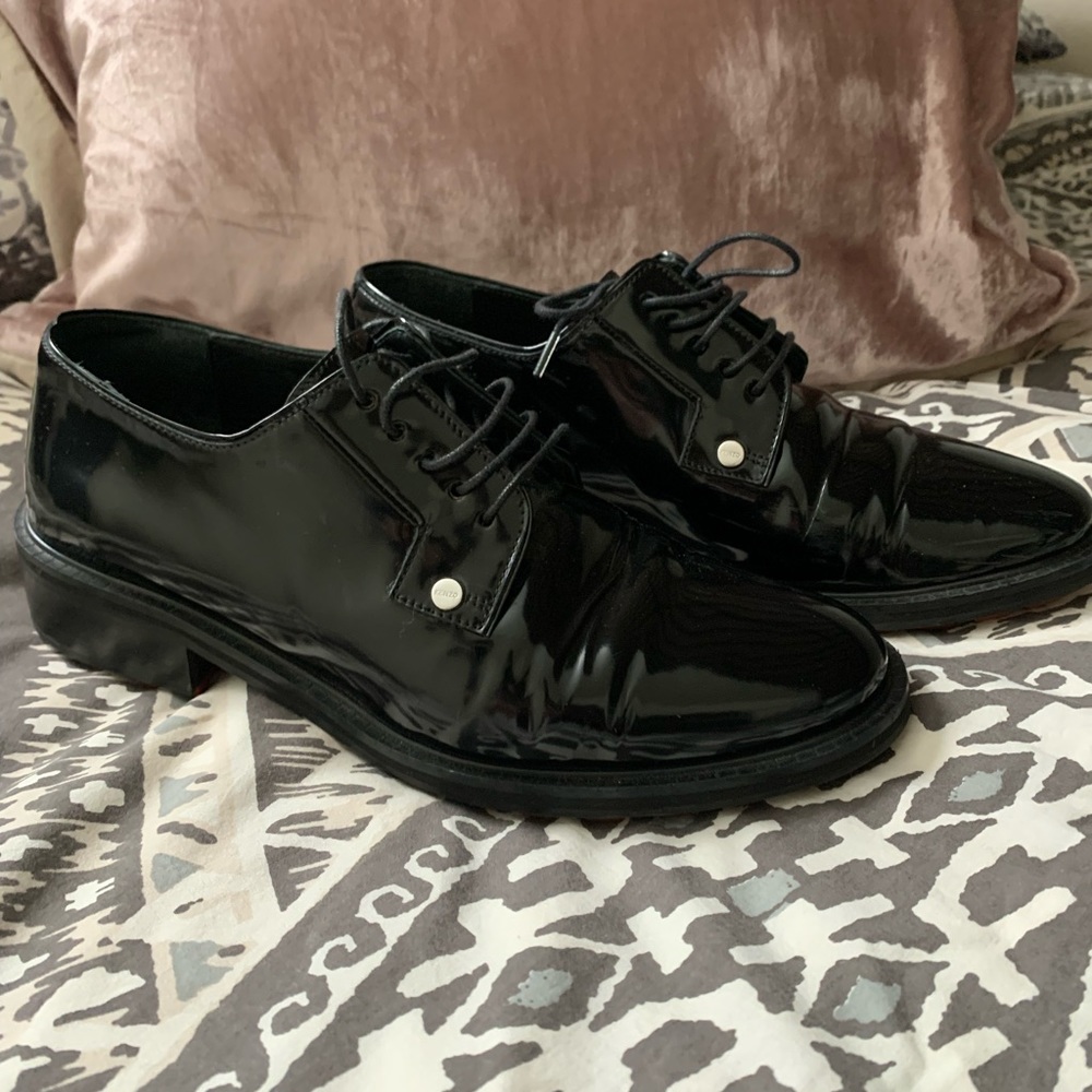 KENZO patent leather Derby shoes